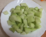 Foto del paso 1 de la receta: Crema de chayote y calabaza en thermomix