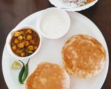छोले भटूरे (यीस्ट से बना) (chole bhature recipe in hindi) रेसिपी चरण 10 फोटो