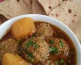 A picture of step 6 of Aloo Koftay.