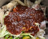 Hình bước làm 4 của món Chân gà, gân bò sốt Thái