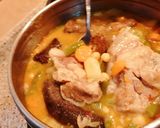 Foto del paso 7 de la receta Potaje de garbanzos con judías verdes