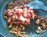A picture of step 4 of Guwar (cluster beans) Do Pyaza.