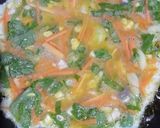 Foto langkah ke 2 dari resep Dadar Telur sayur pizza.