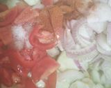 A picture of step 2 of Turai ki sabzi. (Ridge gourd).