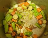 A picture of step 3 of Vegetable broth with noodles and vegetables (Vegetable Ramen Bowl).