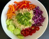 A picture of step 2 of Thai Quinoa Salad.