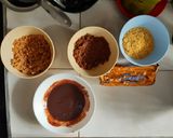 A picture of step 2 of No bake dessert cups.