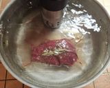 Une image de l'étape 1 de Filet de Boeuf et Pommes de Terre fondantes.