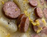 A picture of step 3 of SAUSAGE, POTATO, AND CORN CHOWDER.