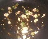 A picture of step 4 of Danwake with stir-fry salad.