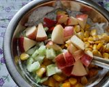 A picture of step 8 of Russian salad.