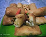 Foto langkah ke 5 dari resep Lumpia nasi isi sayur.