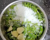A picture of step 1 of Green Chutney for Bambaiya / Mumbaiya Roadside Sandwich 🥪.
