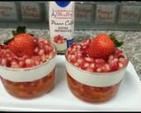 A picture of step 8 of Pomegranate jello Panna cotta dessert|| quick and easy.