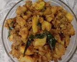 A picture of step 3 of Aloo ki sabzi.