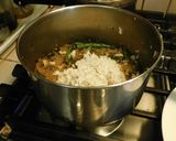 A picture of step 4 of Spicy flavorful protein rich green beans Masala curry.