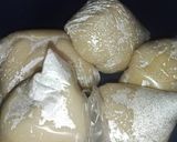 A picture of step 3 of Pounded Yam and Egusi Soup.