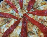 Foto del paso 8 de la receta: Primer pizza del año de jamón y morrón compartida con amigas