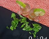 A picture of step 2 of Basil Lemon Tea.