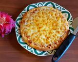 A picture of step 2 of Very simple Margherita pizza #CookPadRamadan #iftarspecial.