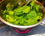 A picture of step 1 of Spinach and Turkey Meatloaf.