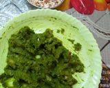 A picture of step 2 of Spinach cheese lolipop.