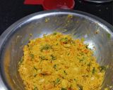 A picture of step 3 of Satvic Corn {Triple C} Fritters.