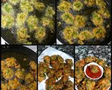 A picture of step 3 of Spinach fritters😋.