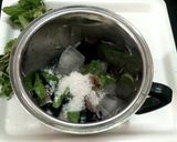 A picture of step 1 of Black plum smoothie.