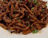 A picture of step 8 of Easy Prep Sichuan Style Beef Jerky.