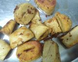 A picture of step 2 of Kathi kababwith rumali roti.