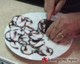 Φωτογραφία βήματος 27 της συνταγής Χταπόδι σε μέθη. Λεπτοκομμένο σε φέτες (carpaccio)