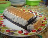 Foto langkah ke 9 dari resep Puding Lapis Regal Oreo.