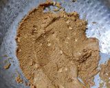 A picture of step 6 of Sattu laddu.