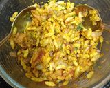 A picture of step 4 of Geela Bhel (Mumbai Roadside most popular snack).
