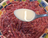 Foto del paso 8 de la receta: Albóndigas en salsa de almendras, sin gluten, sin lactosa