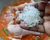 A picture of step 8 of Ambur chicken biryani.