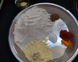 A picture of step 1 of Fali dhokli (Rajasthani).