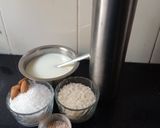 A picture of step 1 of Skimmed milk kheer.