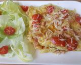 Une image de l'étape 3 de Omelette aux lardons et plus.