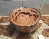 Foto del paso 7 de la receta: Torta mágica con postre de chocolate en cajita