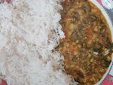Cholai bhaji dal