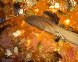 Φωτογραφία βήματος 5 της συνταγής Linguini ολικής άλεσης με κιμά μελιτζάνες κ πιπεριές καταπληκτική μακαρονάδα