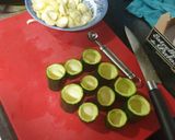 Foto del paso 1 de la receta: Calabacines rellenos