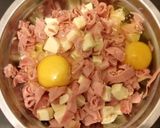 Foto del paso 2 de la receta: Tarta de jamón y queso 🍥
