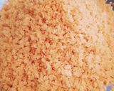 A picture of step 3 of Motichoor ladoo.