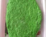 Foto langkah ke 3 dari resep Roti Tawar Pandan Kukus No Mixer No Ulen.