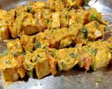 A picture of step 4 of Paneer tikka masala.