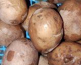 A picture of step 1 of Masala aloo.