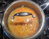 A picture of step 5 of Stuffed Chayotes with White Rice and Mushroom Sauce.